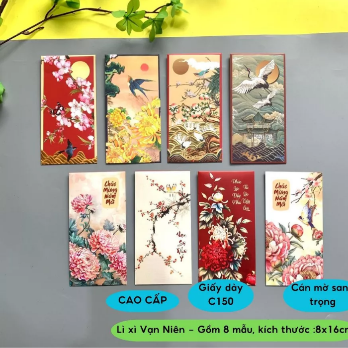 Lì xì cao cấp vạn niên may mắn